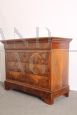 Antique Louis Philippe chest of drawers, restored, Paris 1860