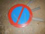 Vintage no parking sign