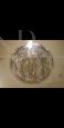 Large 50s/60s ceiling light with crystal drops