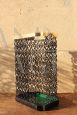 Umbrella stand in wrought iron and brass, Italy 1970s                      
                            