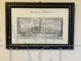 Antique print with Piazza Sant'Antonio in Messina, Italy 18th century