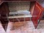 19th century Victorian bookcase with glass doors