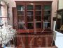 19th century Victorian bookcase with glass doors