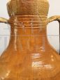 Large antique Apulian capasone oil jar vase from the 19th century