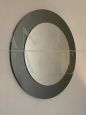 Round vintage style mirror in the shape of a porthole