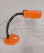 Targetti Sankey orange adjustable desk lamp, 1970s        