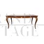 Antique French style table with floral inlays