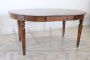Large antique oval dining table from the 19th century