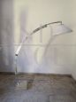 Vintage arched floor lamp with marble base     