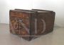 Vintage wooden Poretti beer chest trunk, 1912