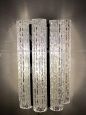 Splendid single wall lamp with Murano glass tubes, 1970s