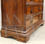 Antique inlaid chest of drawers from the 18th century in walnut
