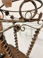 Art Nouveau plant stand in wrought iron from the early 1900s