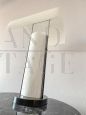 Zonca design lamp in white Murano glass, Italy 1980s