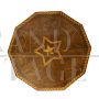 Inlaid coffee table early 1800s with decagonal top