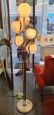 Space Age style floor lamp in Murano glass and steel