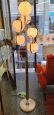 Space Age style floor lamp in Murano glass and steel