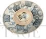 Antique Chinese porcelain plate from the Ming Dynasty, 18th century
