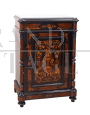 Small antique Napoleon III inlaid sideboard