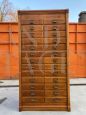 Office filing cabinet in solid oak