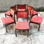 Set of 6 chairs in the style of Ico Parisi, 1960s