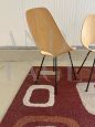 Set of 4 Medea chairs by Vittorio Nobili for F.lii Tagliabue with brand