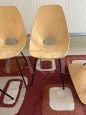 Set of 4 Medea chairs by Vittorio Nobili for F.lii Tagliabue with brand