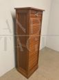 1940s vintage rolling shutter filing cabinet