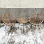 Bamboo and rattan outdoor living room, 1950s