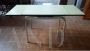 Vintage extendable table in green formica