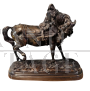 T. Gechter - Bronze carthorse sculpture from the 19th century