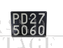 Padua Italian vintage car license plate