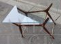 Ico Parisi coffee table with double glass top