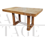 Art Deco walnut table, Italy 1930s