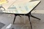 Italian 1950s table in Ico Parisi style with glass top