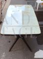 Italian 1950s table in Ico Parisi style with glass top
