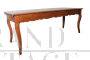 Antique extendable Provencal refectory table in cherry wood, 1770
