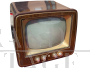Vintage Philips brown bakelite television, 1960s