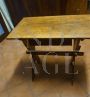 Antique mid-19th century Tyrolean table with drawer