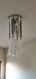 Venini Murano glass chandelier with flower shaped glasses