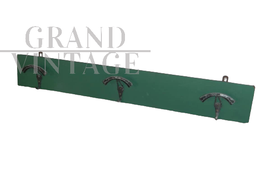 Attaccapanni in formica verde anni '70                            