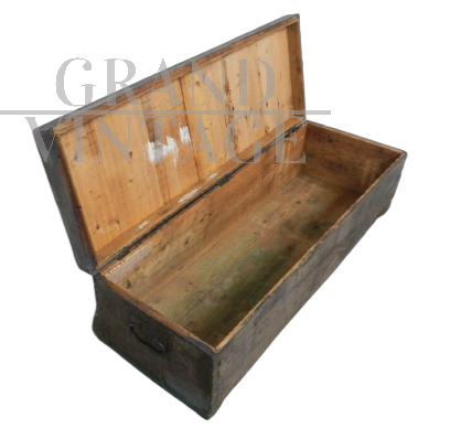 Baule in legno di abete anni '40