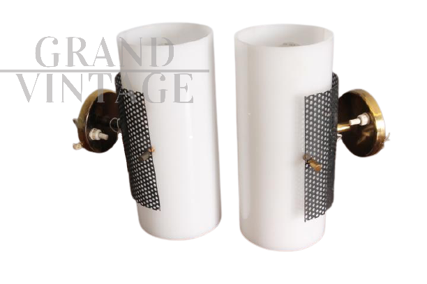 Coppia di applique stile Stilnovo anni '50