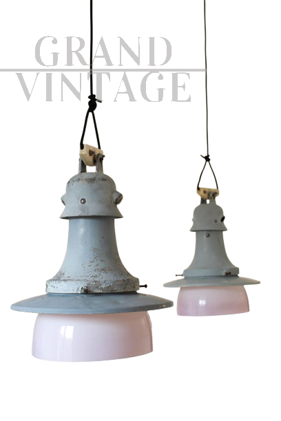 Coppia di lampade stradali, Italia anni '70