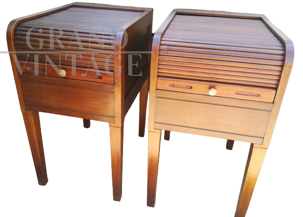 Coppia di serrandine da ufficio vintage