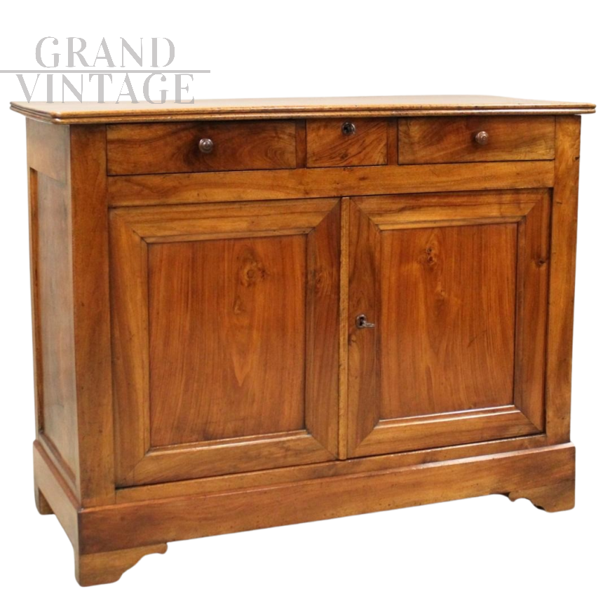 Credenza Luigi Filippo in noce '800                            