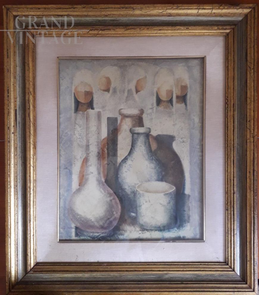 Dipinto di Carlo Brenna - Quasi nulla resterà in me - 1974 