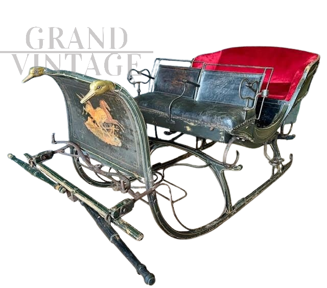 Grande slitta austriaca antica                            