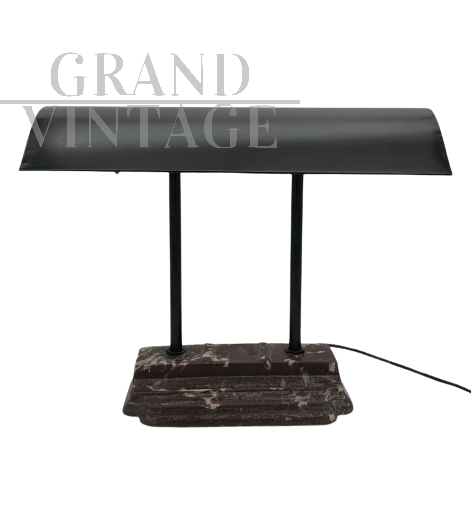 Lampada da tavolo anni '30 in ferro