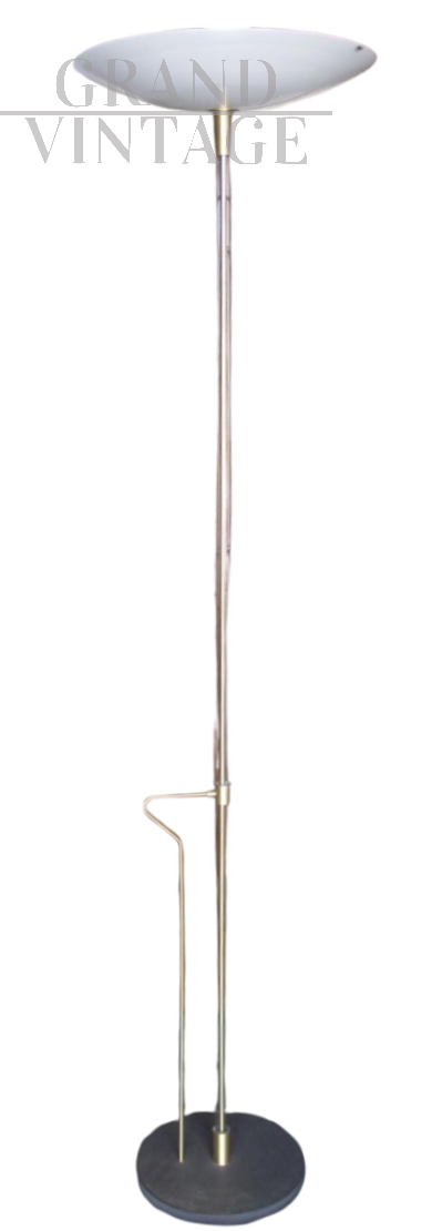 lampada da terra piantana di Jeannot Cerutti per VeArt, anni '80                            